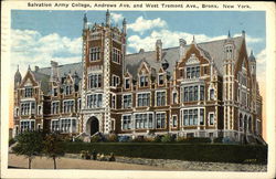 Salvation Army College, Andrews Avenue and West Tremont Avenue Postcard