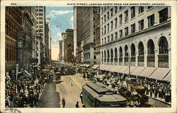 State Street North from Van Buren Street Chicago, IL Postcard Postcard Postcard