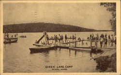 Queen Lake Camp Postcard