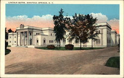 Lincoln Baths Postcard