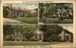 Le Conte Creek Cottages and Tourist Home Gatlinburg, TN Postcard Postcard Postcard