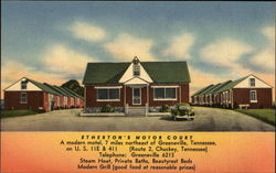 Etherton's Motor Court Chuckey, TN Postcard Postcard Postcard