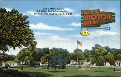 Lee's Motor Court Nashville, TN Postcard Postcard Postcard