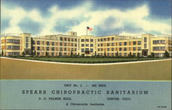 Spears Chiropractic Sanitarium Postcard