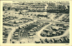 Typical View of a Trailer Community in the "City of the Atomic Bomb" Postcard