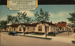 Klein Center Apartments and Cottages Postcard