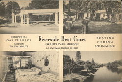 Riverside Best Court Postcard