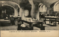 A Section of the New Seminary Refectory Postcard