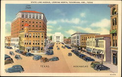 State Line Avenue Looking North Postcard