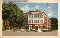 Cony High School Augusta, ME Postcard Postcard Postcard