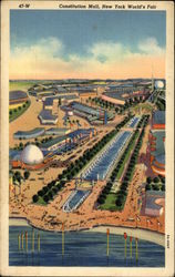 Constitution Mall, New York World's Fair Postcard Postcard Postcard