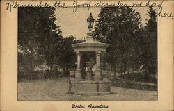 Wales Fountain Postcard