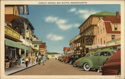 Circuit Avenue Oak Bluffs, MA Postcard Postcard Postcard