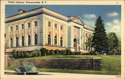 Public Library Postcard