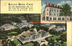 Bacas Bros. Cafe Washington, DC Washington DC Postcard Postcard Postcard