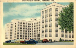 Saint Vincent Hospital Worcester, MA Postcard Postcard Postcard