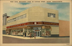 Your Local Woolworth Store on Hancock Street Quincy, MA Postcard Postcard Postcard