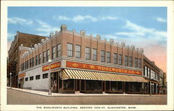 The Woolworth's Building, Erected 1936-37 Postcard