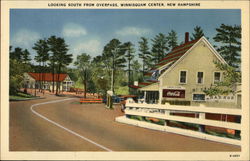 Looking South from Overpass Winnisquam, NH Postcard Postcard Postcard