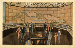 Smoke Havana Cigars - A Sign of Good Taste! Advertising Postcard Postcard Postcard