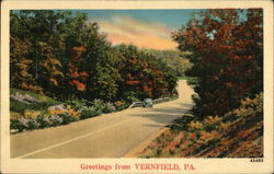 Greetings from Vernfield Postcard