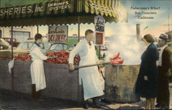 Fisherman's Wharf San Francisco, CA Postcard Postcard Postcard