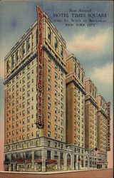 "Rest Assured" - Hotel Times Square, 434rd St. West of Broadway New York, NY Postcard Postcard Postcard