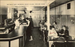 The Snack Shop, Westbrook Junior College Postcard