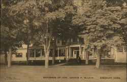 Residence of Hon. George P. McLean Postcard