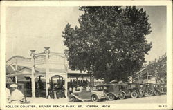 Roller Coaster, Silver Beach Park St. Joseph, MI Postcard Postcard Postcard