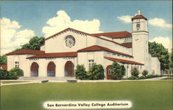 San Bernardino Valley College Auditorium Postcard