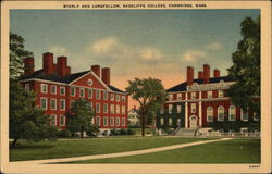 Radcliffe College - Byerly and Longfellow Cambridge, MA Postcard Postcard Postcard