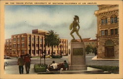 University of Southern California - The Trojan Statue Los Angeles, CA Postcard Postcard Postcard