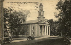 The Colgate Memorial Chapel at Colgate University Hamilton, NY Postcard Postcard Postcard