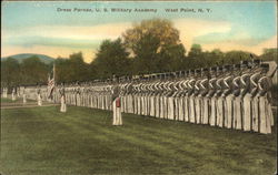 Dress Parade, US Military Academy West Point, NY Postcard Postcard Postcard