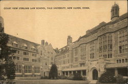 Court View Sterling Law School at Yale University New Haven, CT Postcard Postcard Postcard