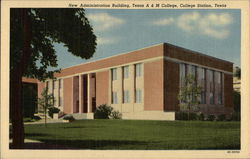 New Administration Building, Texas A & M College College Station, TX Postcard Postcard Postcard