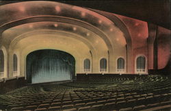 Auditorium, Looking toward Stage, Indiana University Bloomington, IN Postcard Postcard Postcard