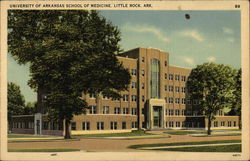 University of Arkansas School of Medicine Little Rock, AR Postcard Postcard Postcard