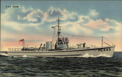 U.S.S. PC449 Navy Postcard Postcard Postcard