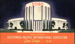 Ford Motor Co. Exhibit 1935 California Pacific Exposition San Diego Postcard Postcard Postcard