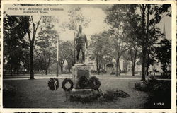 World War Memorial and Common Postcard