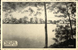 Fulton's Pond From High St. Postcard