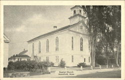 Baptist Church Postcard