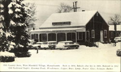 Old Country Store West Mansfield, MA Postcard Postcard Postcard