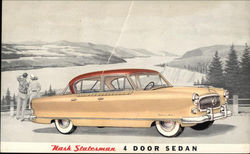 Nash Statesman 4 Door Sedan Cars Postcard Postcard Postcard