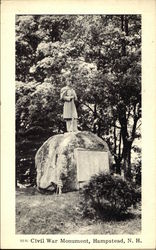 Civil War Monument Postcard