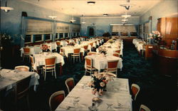 The Ridgewood Hotel Dining Room Daytona Beach, FL Postcard Postcard Postcard