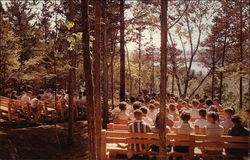 Outdoor Chapel, Silver Lake Conference Center Postcard