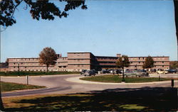 Residence Hall "X", Purdue University Postcard